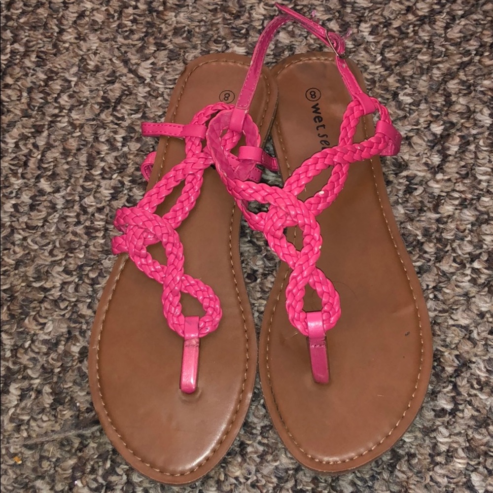 Pink Werseal Sandals